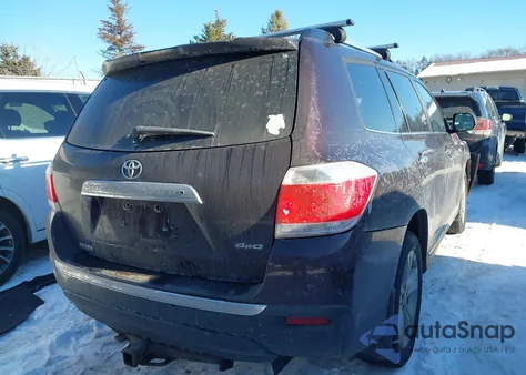 2013 Toyota Highlander Limited V6 from USA, damaged, VIN 5TDDK3EH7DS191351